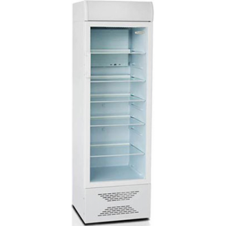 Холодильная витрина Бирюса В310P белый/черная рама...