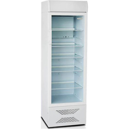 Холодильная витрина Бирюса В310P белый/черная рама