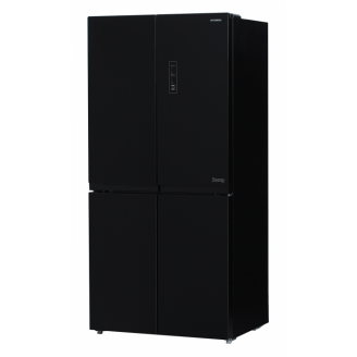 Холодильник Hyundai CM5005F черное стекло...