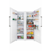 Холодильник Hiberg SBS RF-40DD NFW + Морозильник FR-40DX NFW