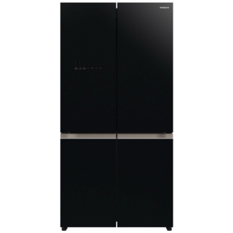 Холодильник Hitachi R-WB642VU0 GBK черное стекло...