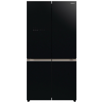 Холодильник Hitachi R-WB642VU0 GBK черное стекло