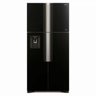 Холодильник Hitachi R-W660PUC7 GBK черное стекло...
