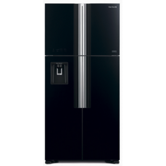 Холодильник Hitachi R-W660PUC7X GBK черное стекло...